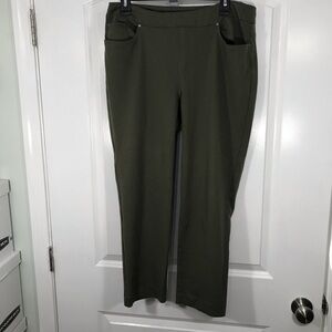 Chicos Olive Green Women's Pants Size 2 (Chico sizing) CB-00